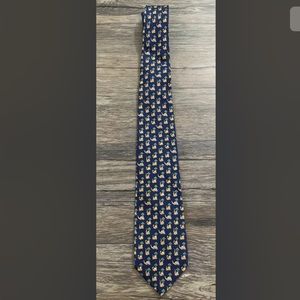 Salvatore Ferragamo Camel Print Classic Tie